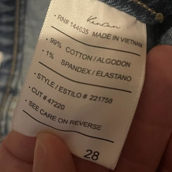 Kancan Cuffed High Rise Jeans - Picture 2 of 3